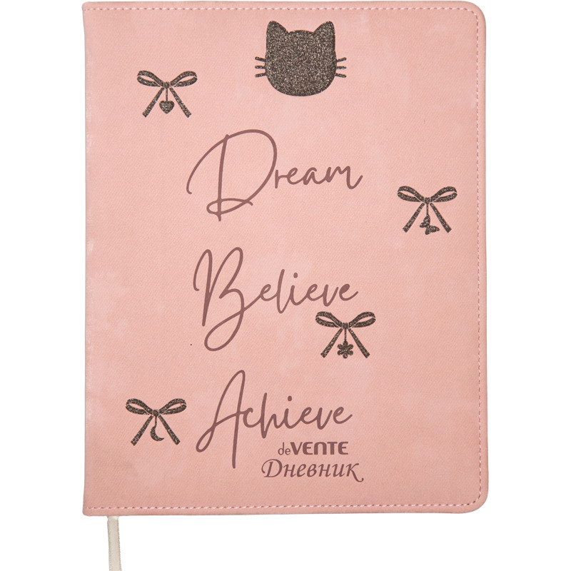 Дневник универс. тв.обл. "my dream" (devente) кож.зам.,тиснен.фольгой