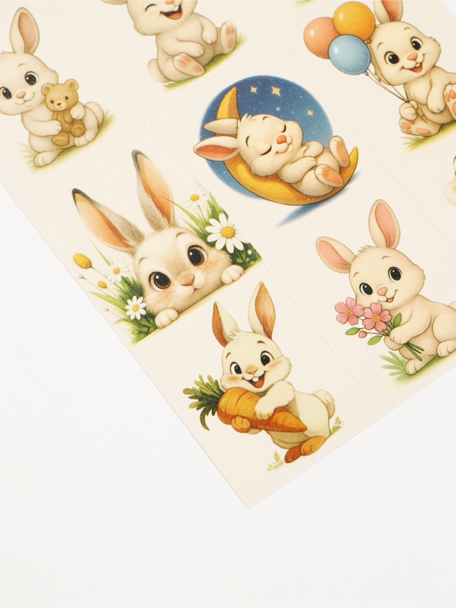 Наклейки "зайчик" а6