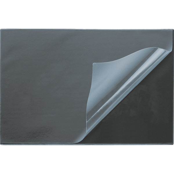 Настольное покрытие devente 380х590мм чёрное с откидным прозрачным клапаном