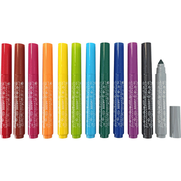 Фломастеры "jumbo" 12цв. (devente) вент.колп.,к/уп.