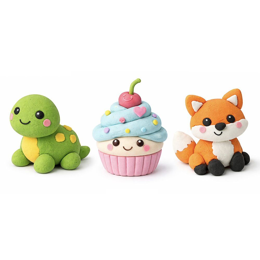 Пластилин "русские супергерои" лёгкий 12цв. 3 стека