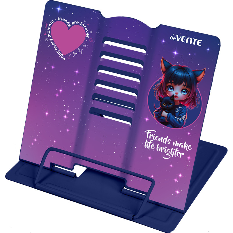 подставка для книг devente "friends forever" (20х19см) металлическая Подставка для книг devente "friends forever" (20х19см) металлическая