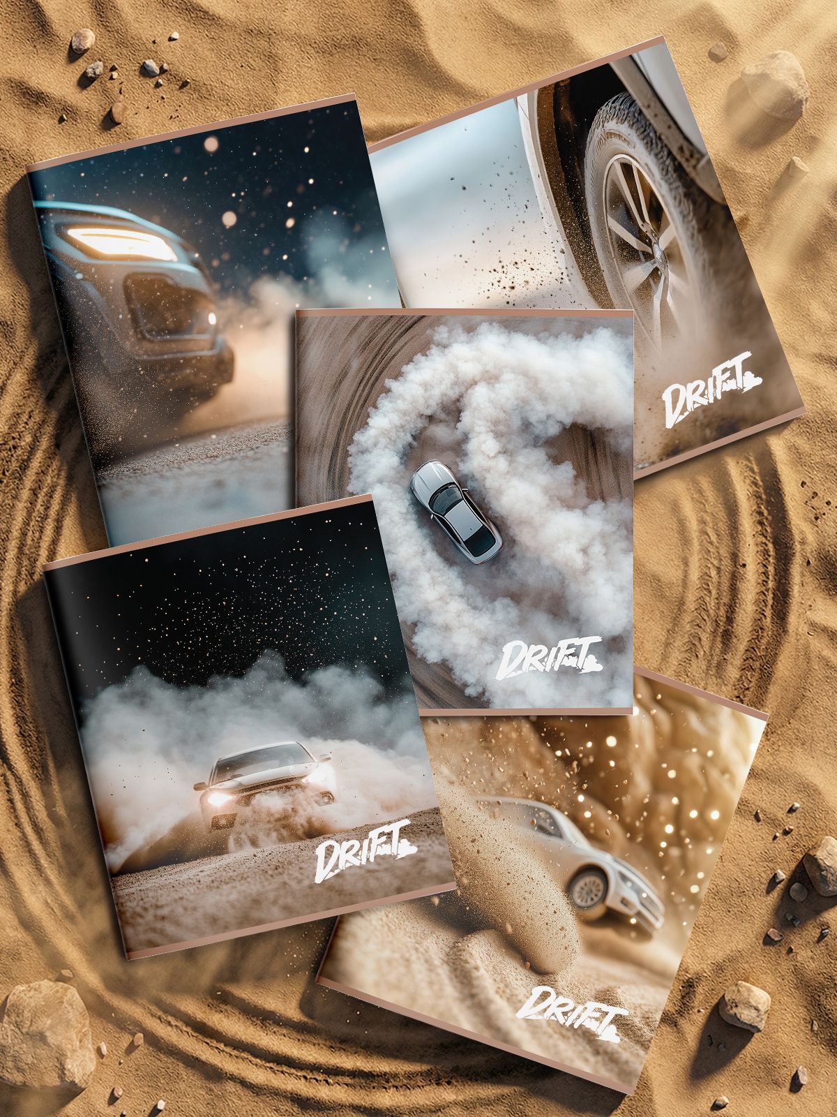 Тетрадь 48л. кл. "пыльный дрифт" (schoolformat) б/б,уф.лак,асс-т