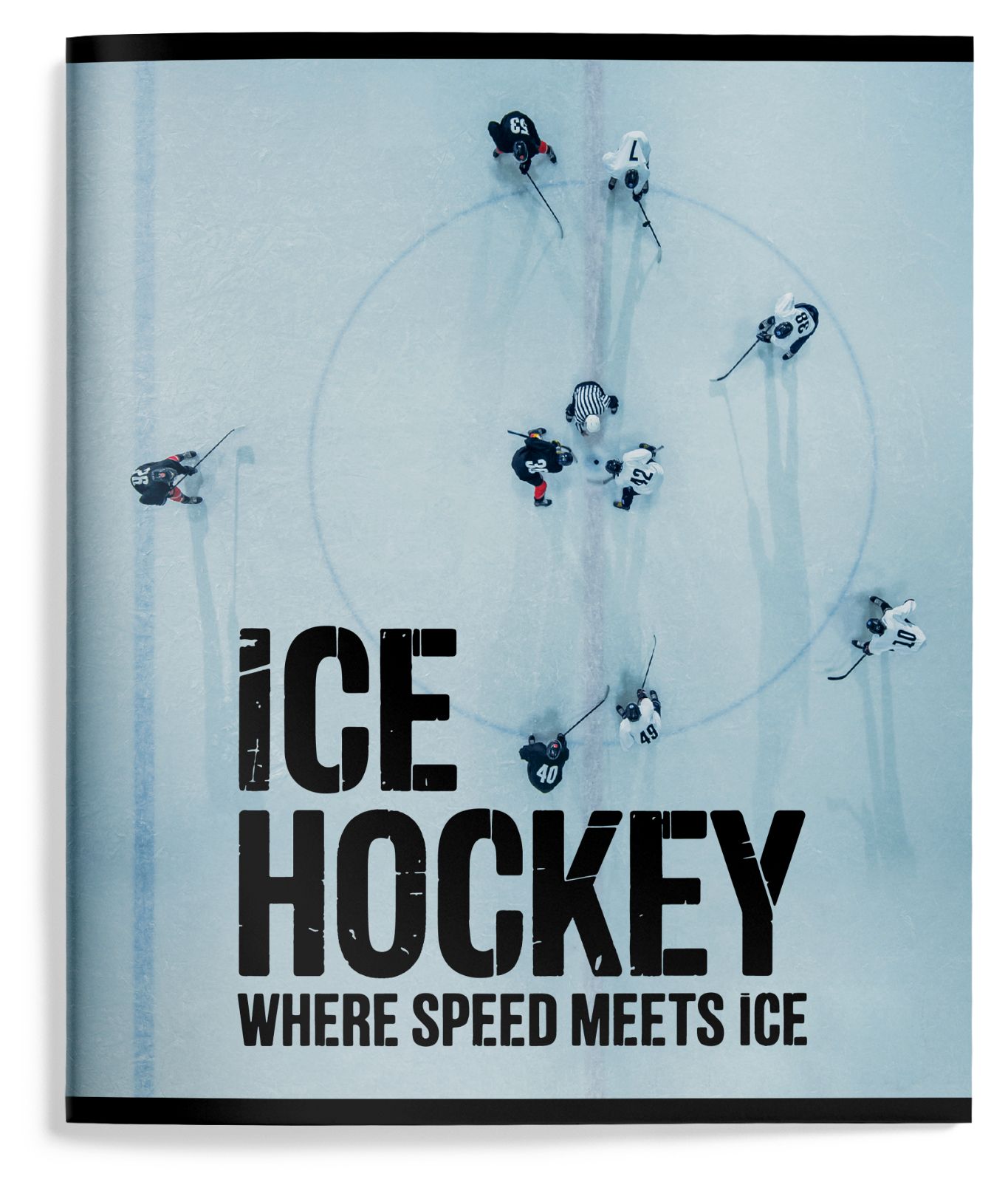 Тетрадь 48л. кл. "детали хоккея" (schoolformat) б/б,уф.лак,асс-т