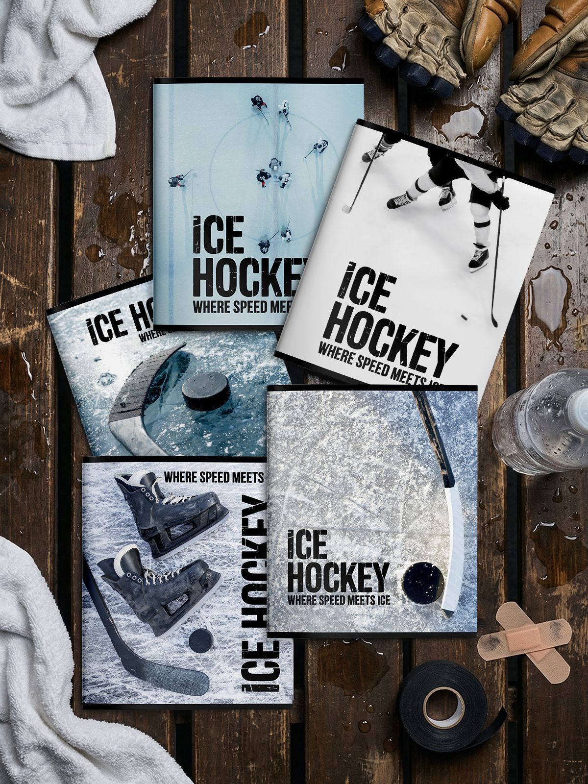 Тетрадь 48л. кл. "детали хоккея" (schoolformat) б/б,уф.лак,асс-т