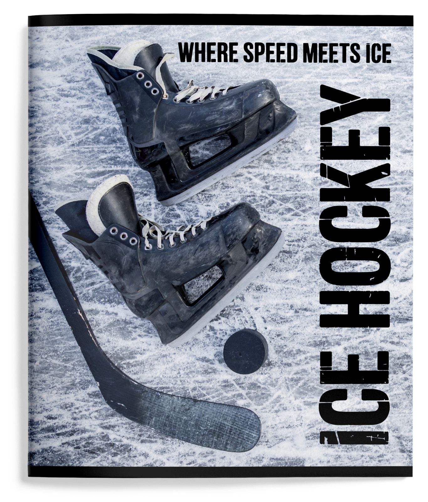 Тетрадь 48л. кл. "детали хоккея" (schoolformat) б/б,уф.лак,асс-т