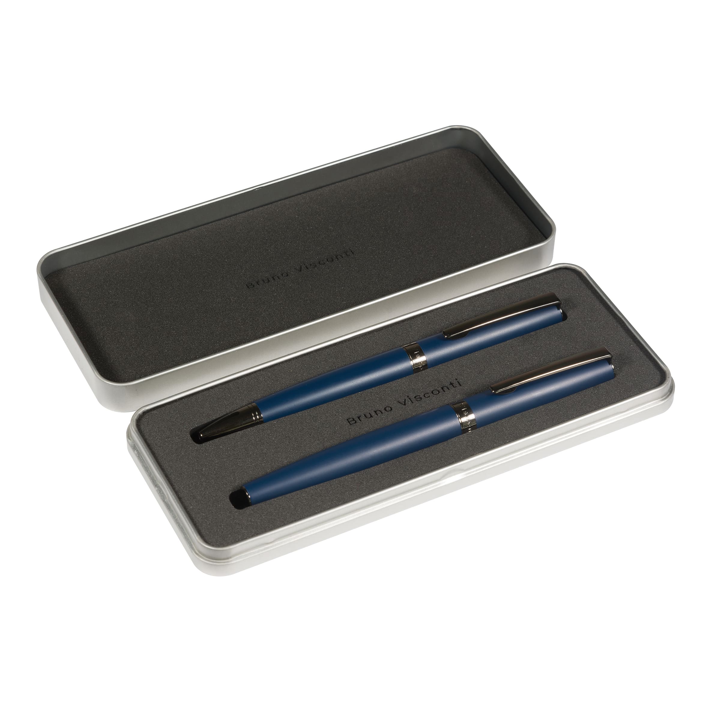 Набор ручка шар. bruno visconti "sorrento" 1,0мм синяя+ручка рол. 0,7мм синяя