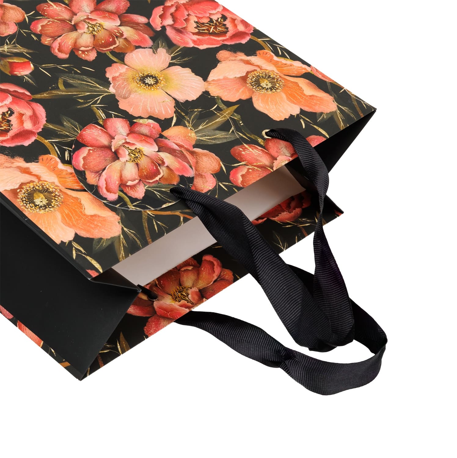 Пакет подарочный "flora. pink blossom" (26х32х13см)