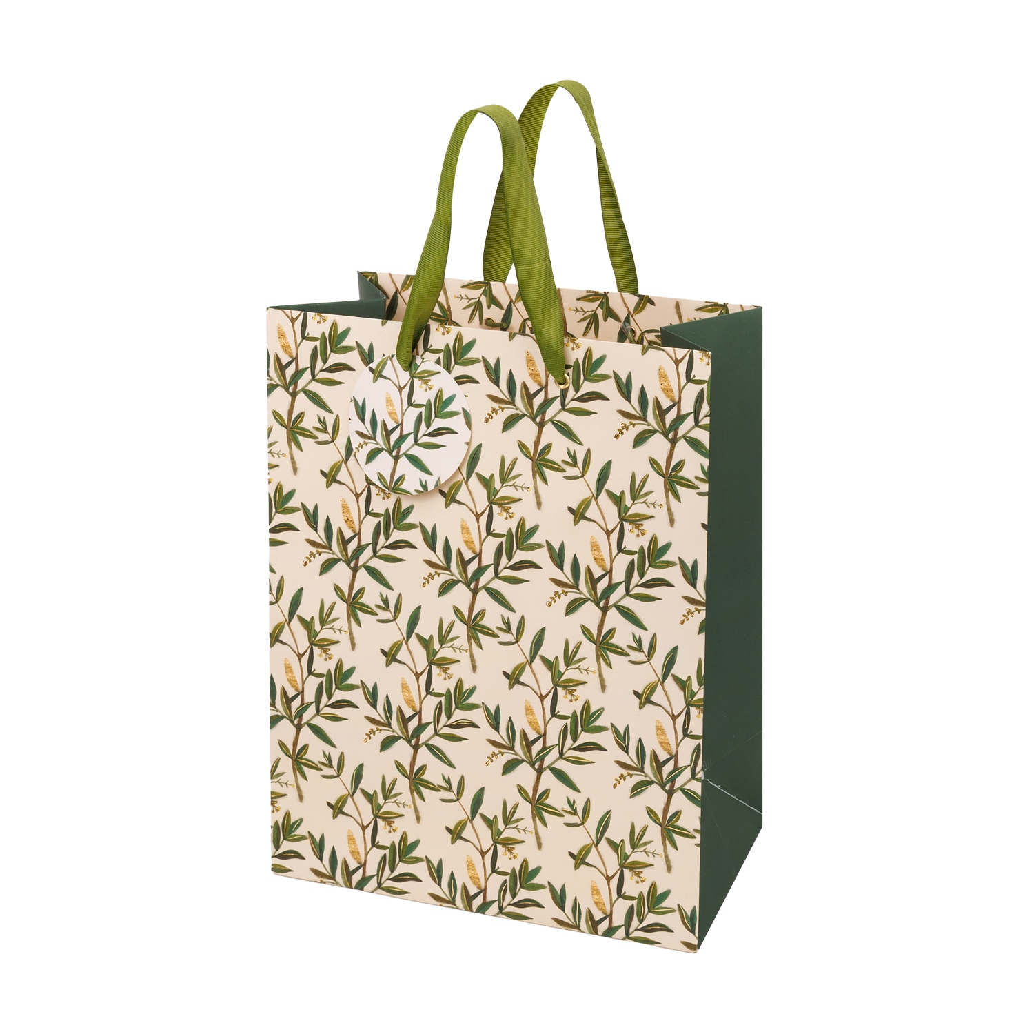 пакет подарочный "flora. олива" (26х32х13см) Пакет подарочный "flora. олива" (26х32х13см)