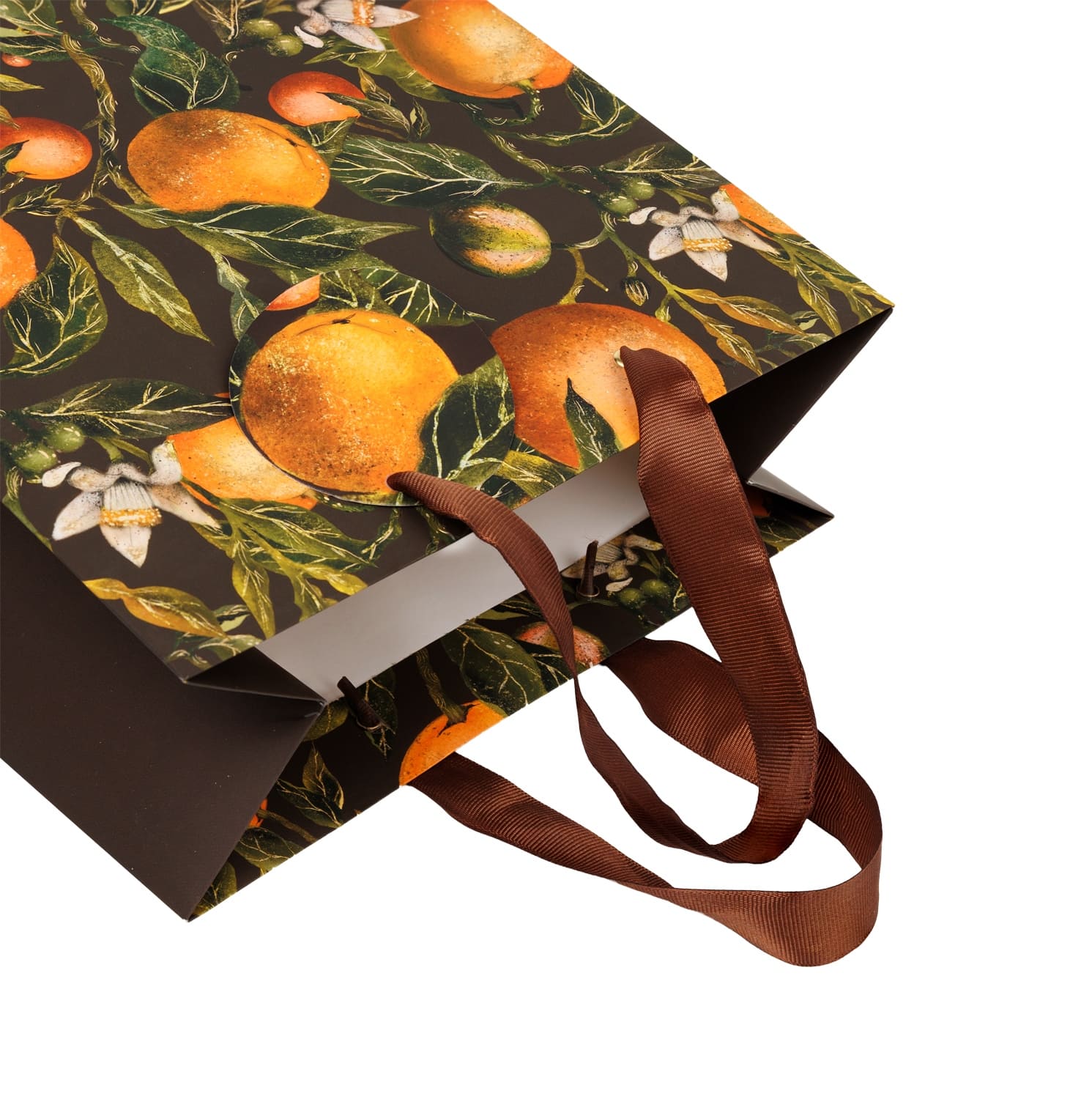 Пакет подарочный "flora. paradise. oranges" (26х32х13см)