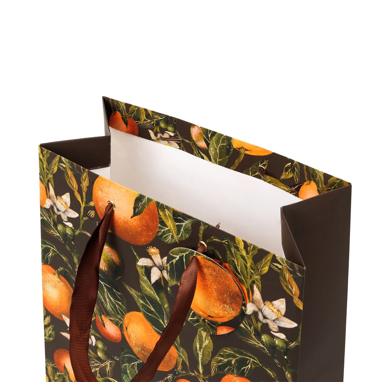 Пакет подарочный "flora. paradise. oranges" (26х32х13см)