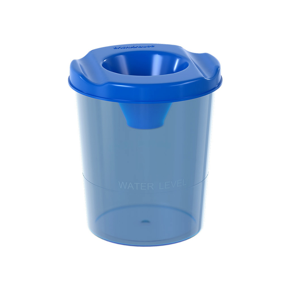 Стакан для кистей "непроливайка" erich krause vivid син.тонир.