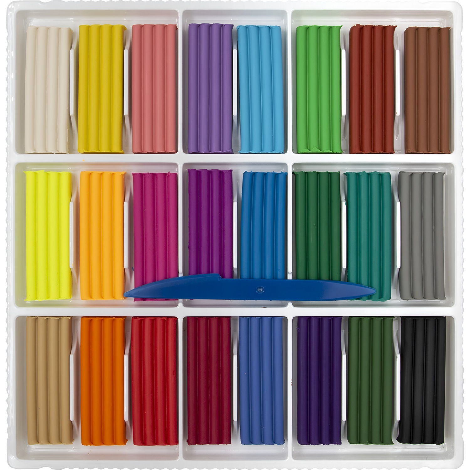 Пластилин восковой "фантазия" (луч) 48цв. 636г стек