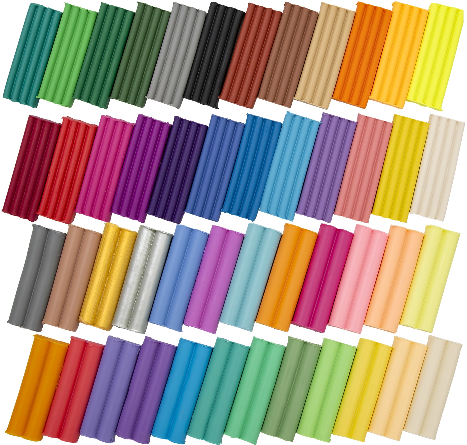 Пластилин восковой "фантазия" (луч) 48цв. 636г стек