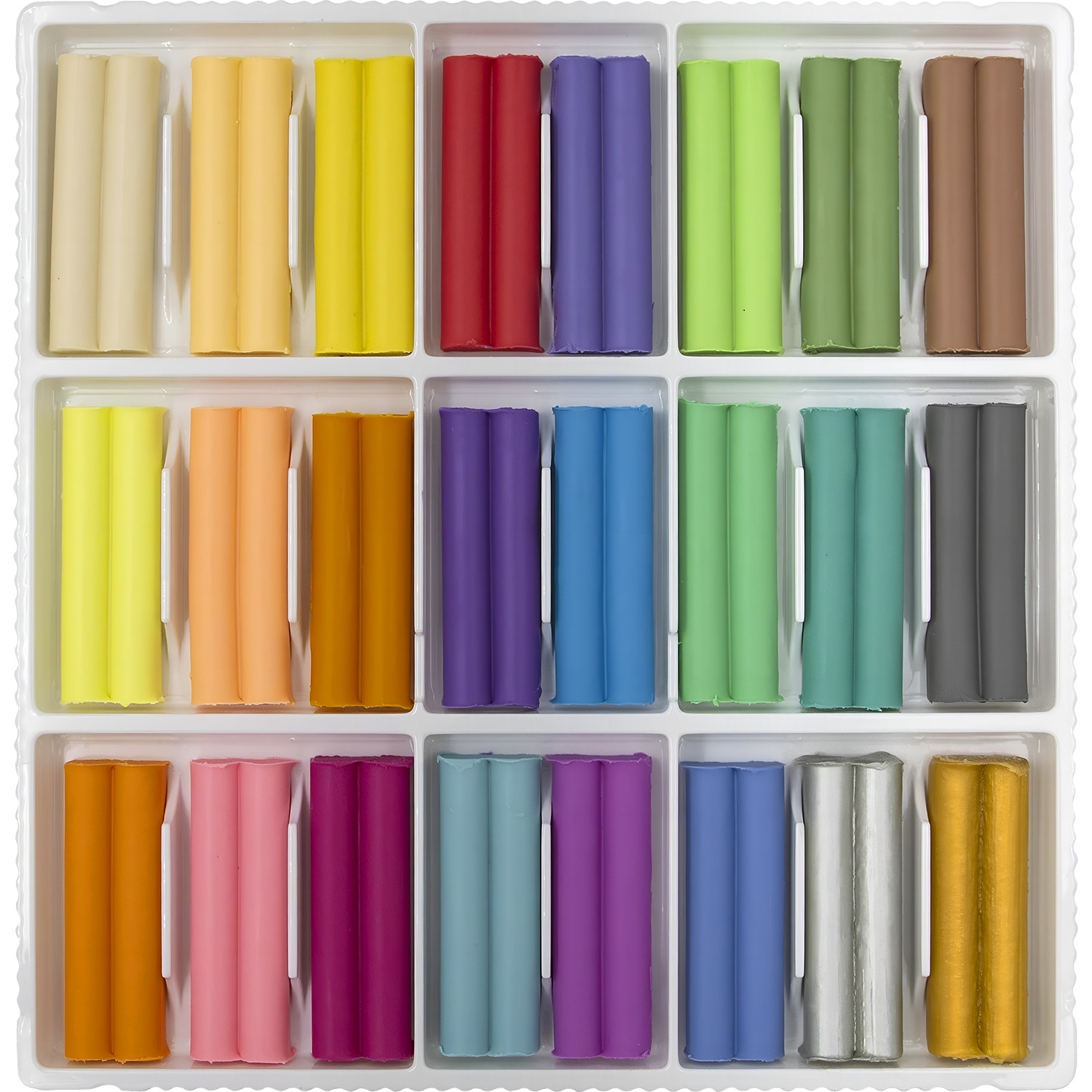 Пластилин восковой "фантазия" (луч) 48цв. 636г стек