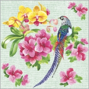 Салфетки бум. 240х240мм 25 шт. 3-сл. "райский сад"