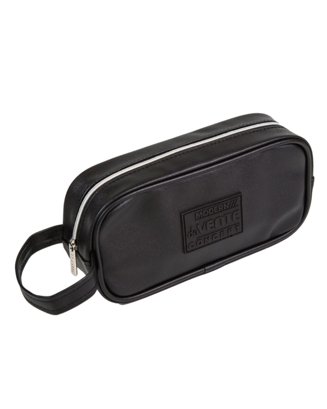 Пенал овал на молнии devente "modern concept soft" чёрный 210х105х55мм кож.зам.