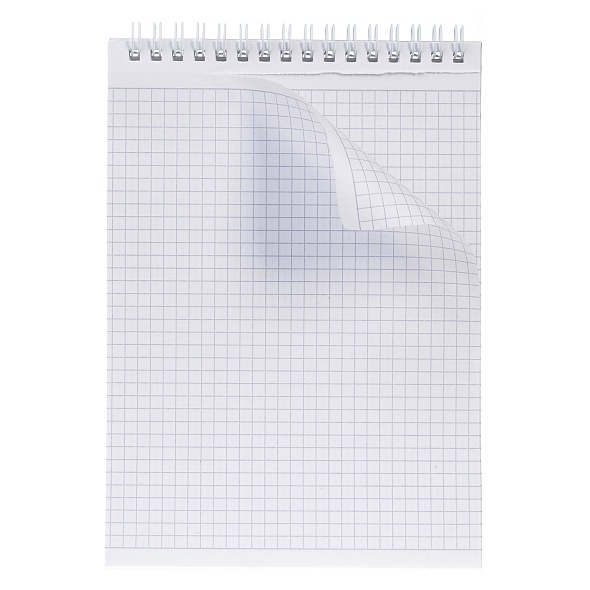 Блокнот а5 гребень 80л. кл. metallic чёрный (hatber)