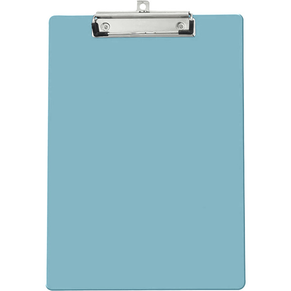 Планшет с прижимом а4 devente "marandi" пластик голубой