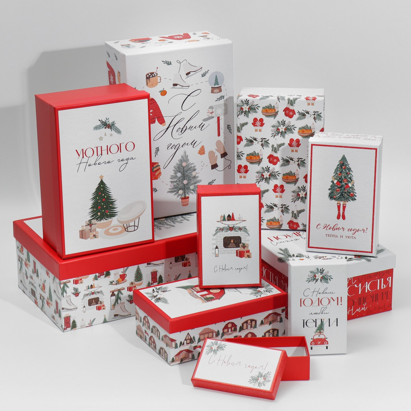Коробка подарочная 14х8,4х4,5см "тепла и уюта"