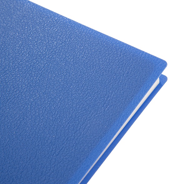 Блокнот а6+ спираль 80л. кл. "мист" синий (hatber) пласт.обл.