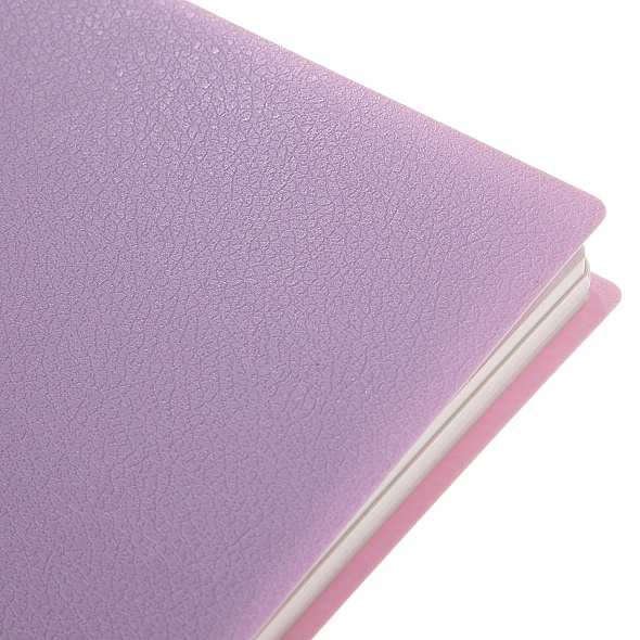 Блокнот а6+ спираль 80л. кл. "мист" фиолетовый (hatber) пласт.обл.