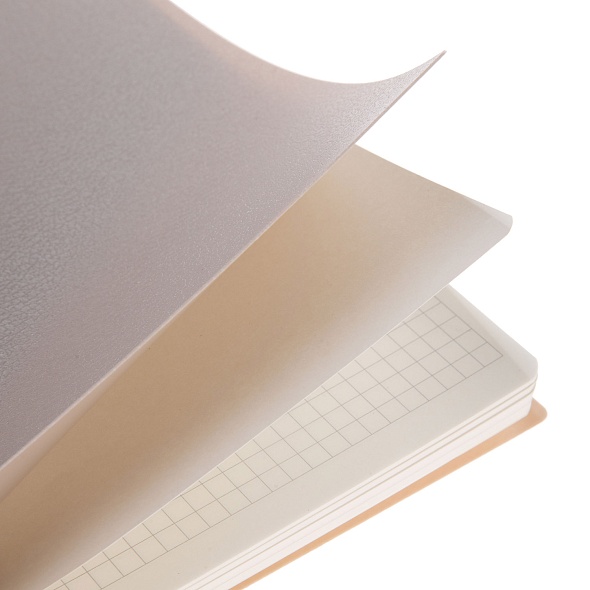 Тетрадь спираль пласт.обл. 80л. кл. "мист" бежевая (hatber) т/б