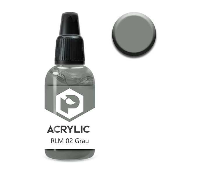 Краска для моделизма "acrylic" rlm 02 grau