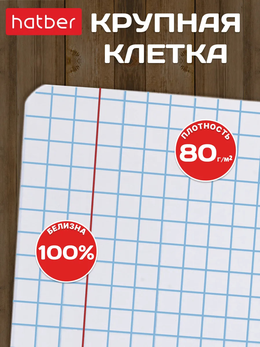 Тетрадь 12 л. кр.кл. "панда-тетрадь" ("hatber") б/б