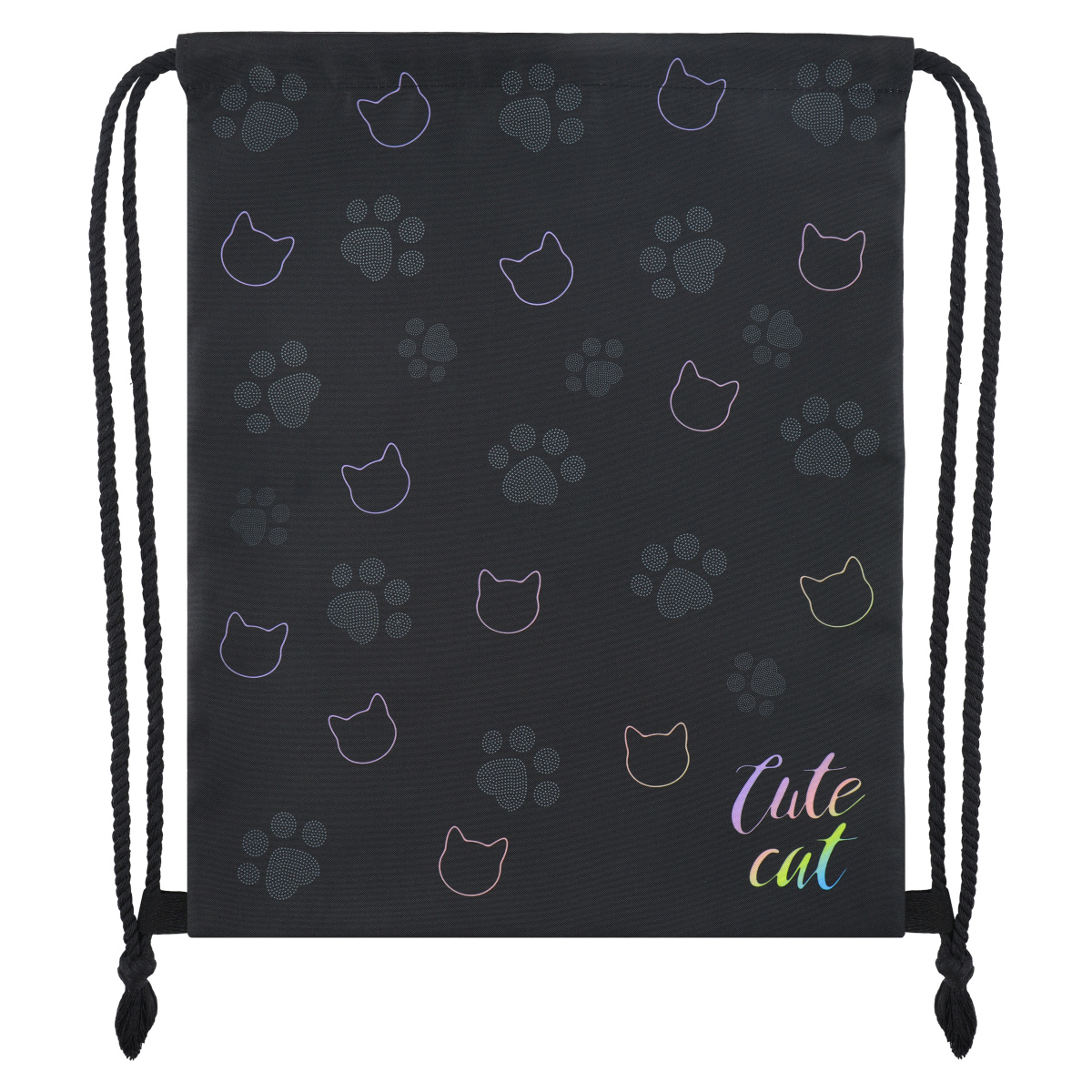 сумка для обуви кокос "cute cat" 36х44см Сумка для обуви кокос "cute cat" 36х44см