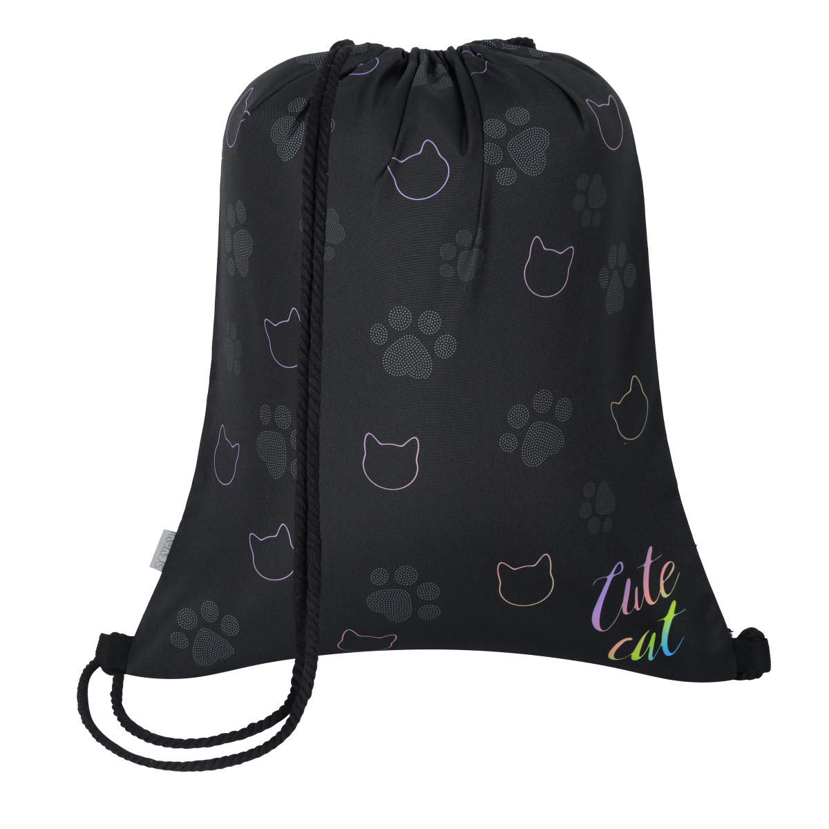 Сумка для обуви кокос "cute cat" 36х44см