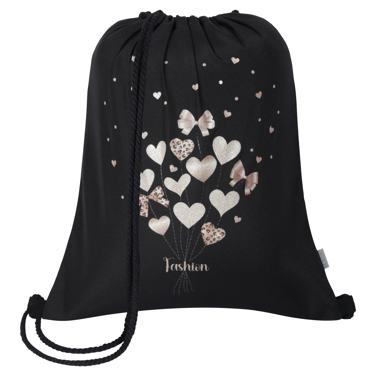 Сумка для обуви кокос "fashion hearts" 36х44см