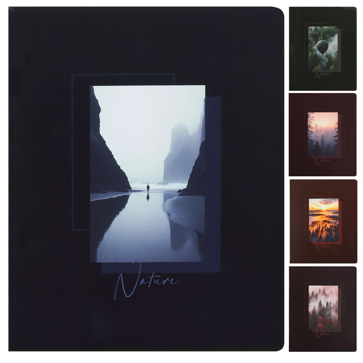 тетрадь 48л. кл. "nature" (кокос) б/б,гл.лам.,асс-т Тетрадь 48л. кл. "nature" (кокос) б/б,гл.лам.,асс-т