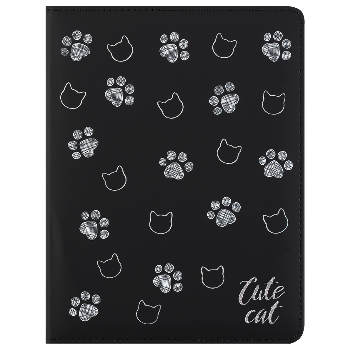 дневник универс. тв.обл. "cute cat" (кокос) кож.зам.,тиснен.фольгой,цв.срез Дневник универс. тв.обл. "cute cat" (кокос) кож.зам.,тиснен.фольгой,цв.срез