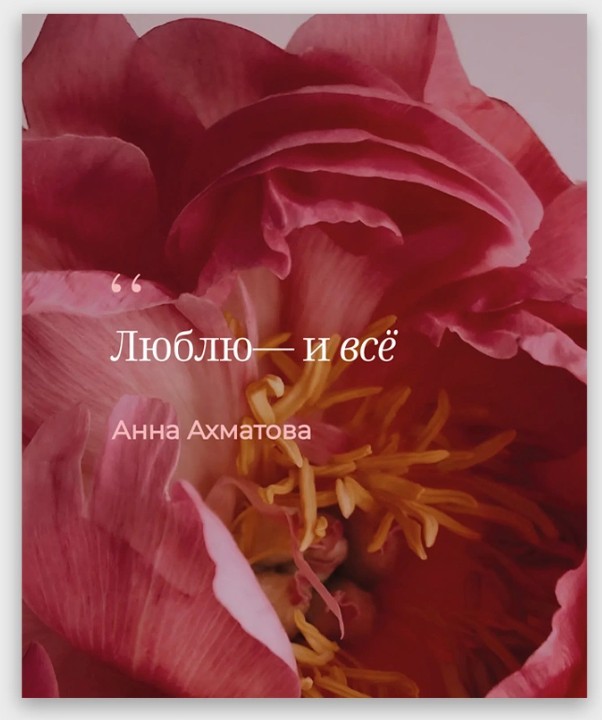 открытка мини 9х11см "поэтика чувств" анна ахматова Открытка мини 9х11см "поэтика чувств" анна ахматова