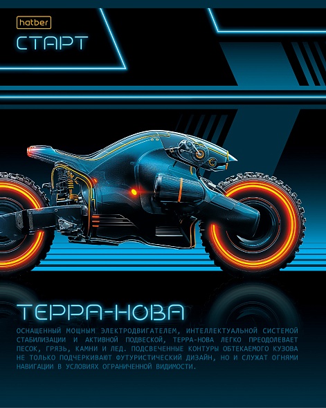 Тетрадь 48л. кл. "троникс" (hatber) б/б,выб.лак,асс-т