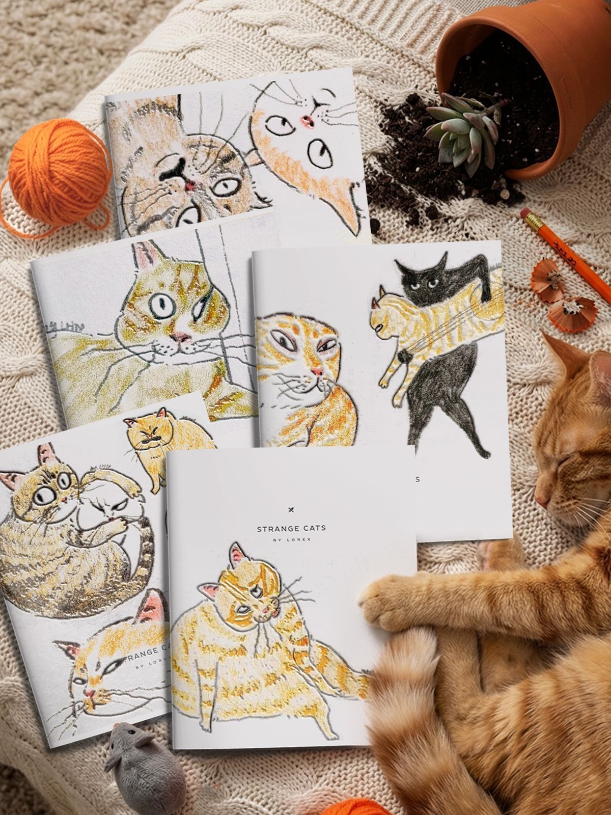 Тетрадь 48л. кл. "striking cats" (lorex) б/б,мат.лам.,запечатка форз.,дв.обл.,асс-т