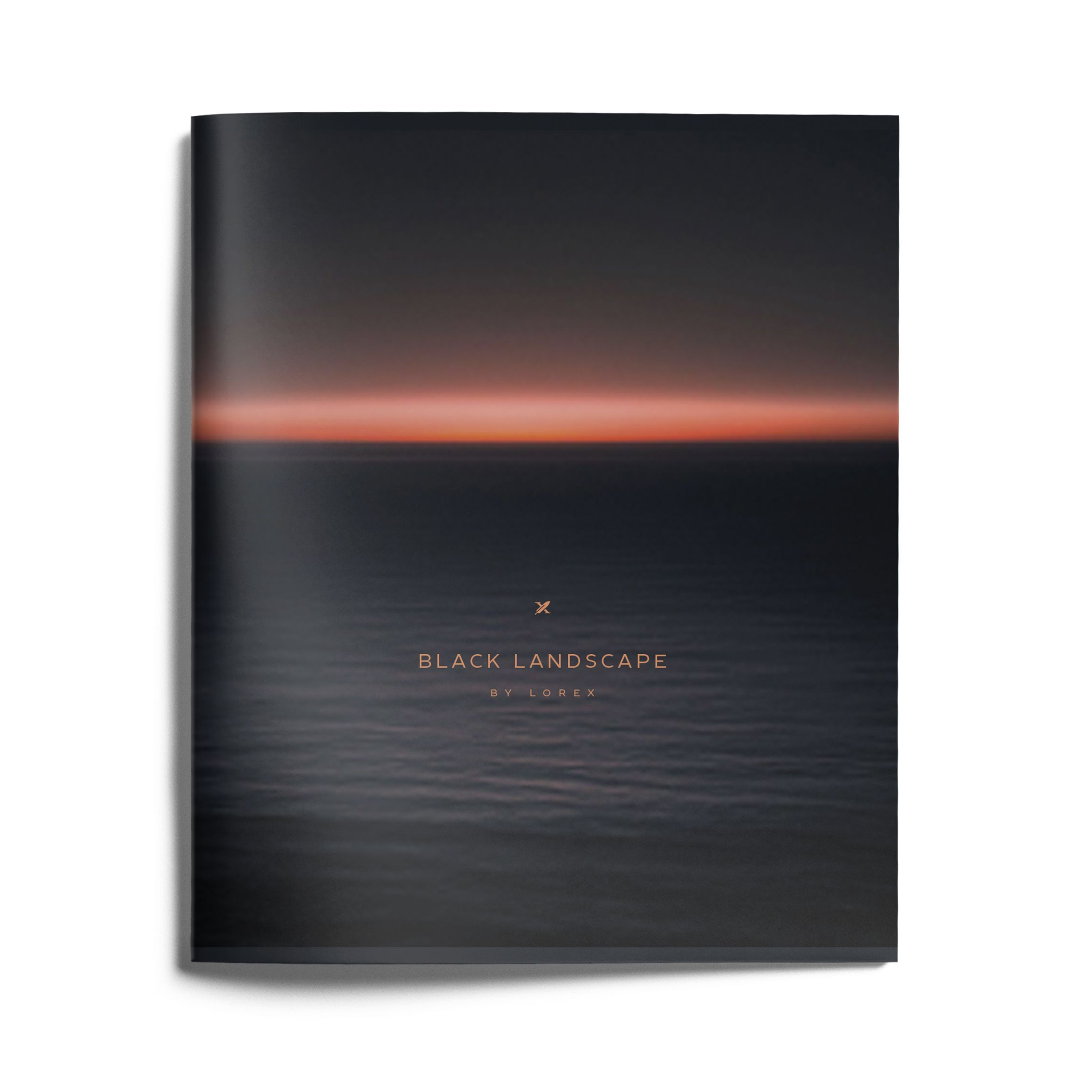 Тетрадь 48л. лин. "black landscape" (lorex) б/б,софт тач,запечатка форз.,дв.обл.,асс-т