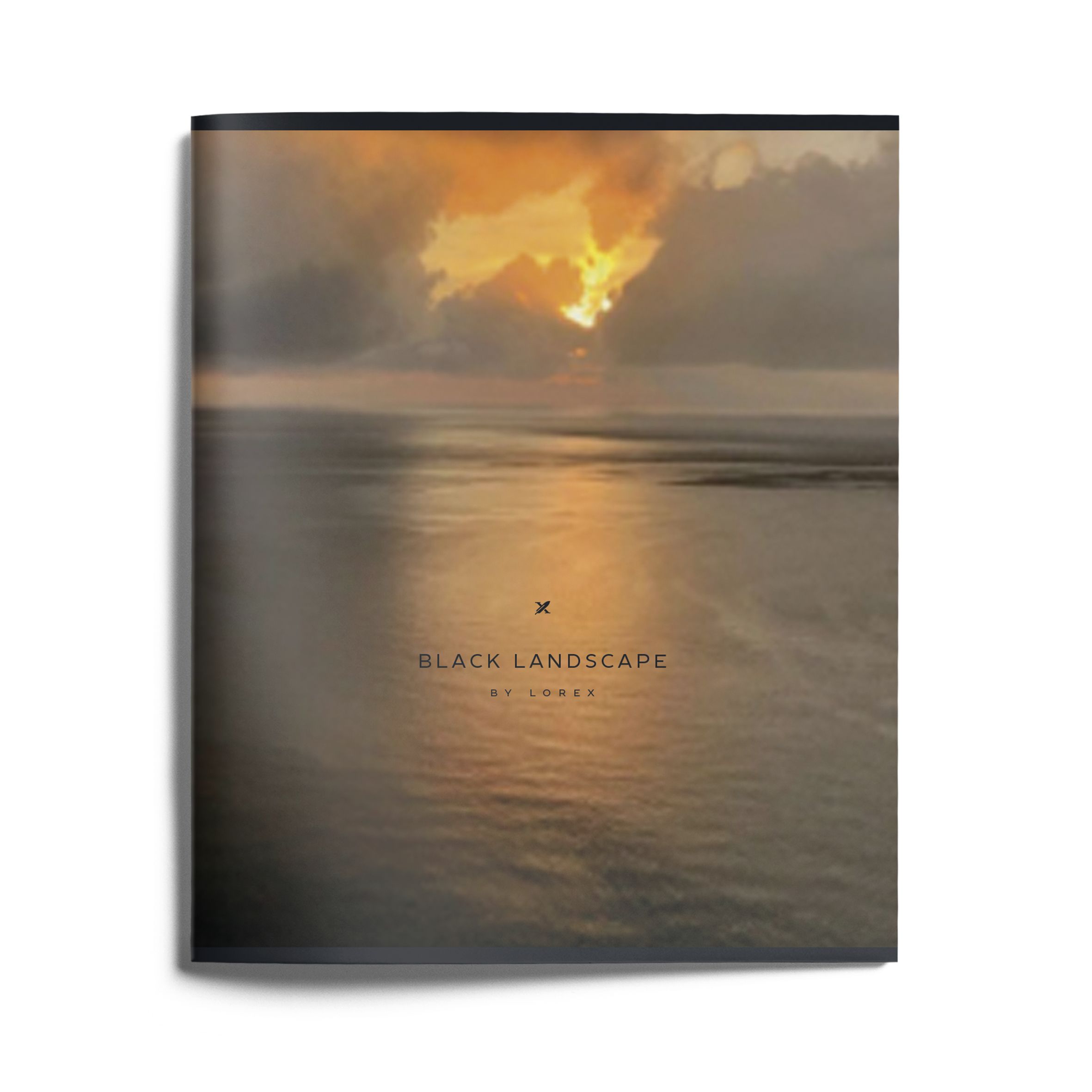 Тетрадь 48л. лин. "black landscape" (lorex) б/б,софт тач,запечатка форз.,дв.обл.,асс-т