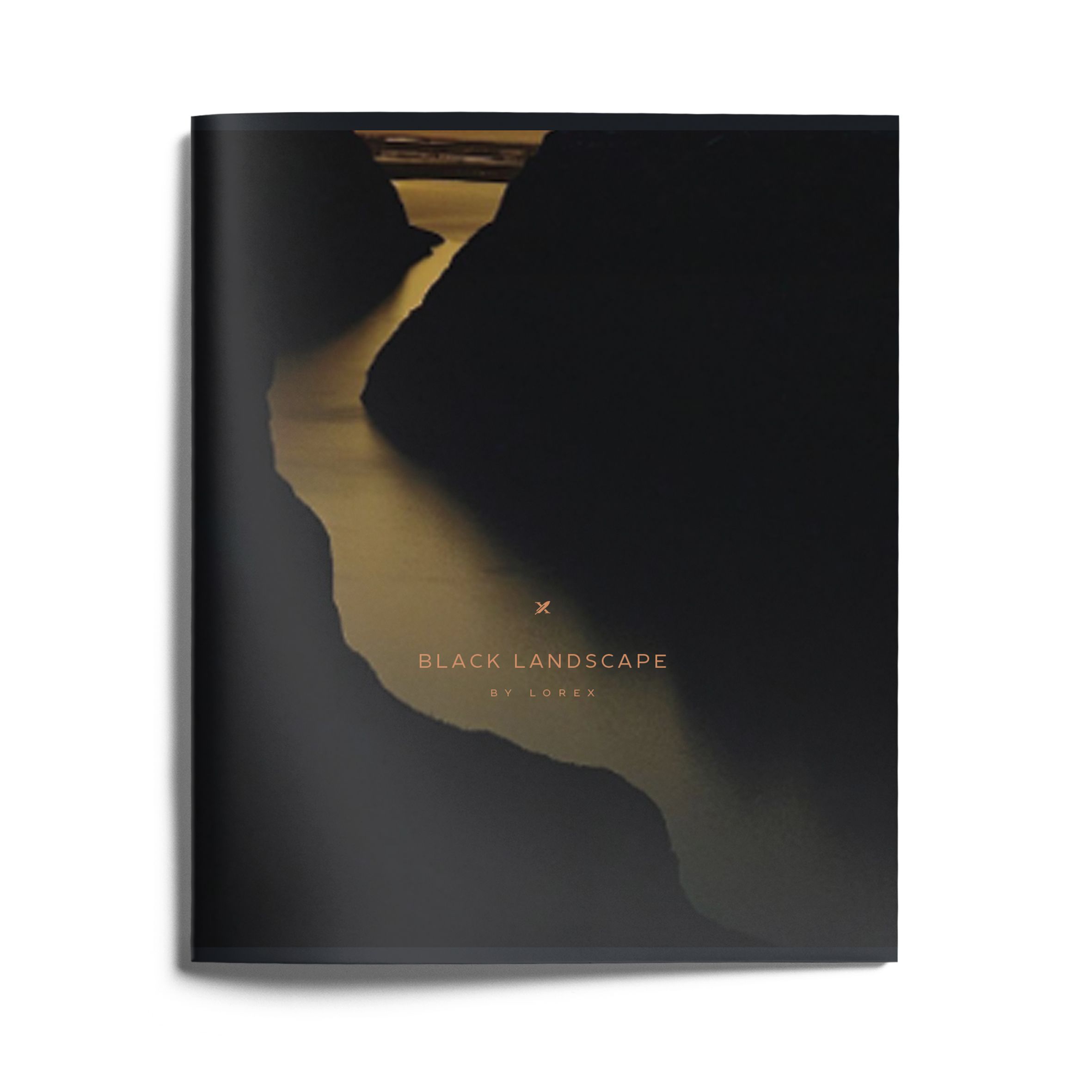 Тетрадь 48л. лин. "black landscape" (lorex) б/б,софт тач,запечатка форз.,дв.обл.,асс-т