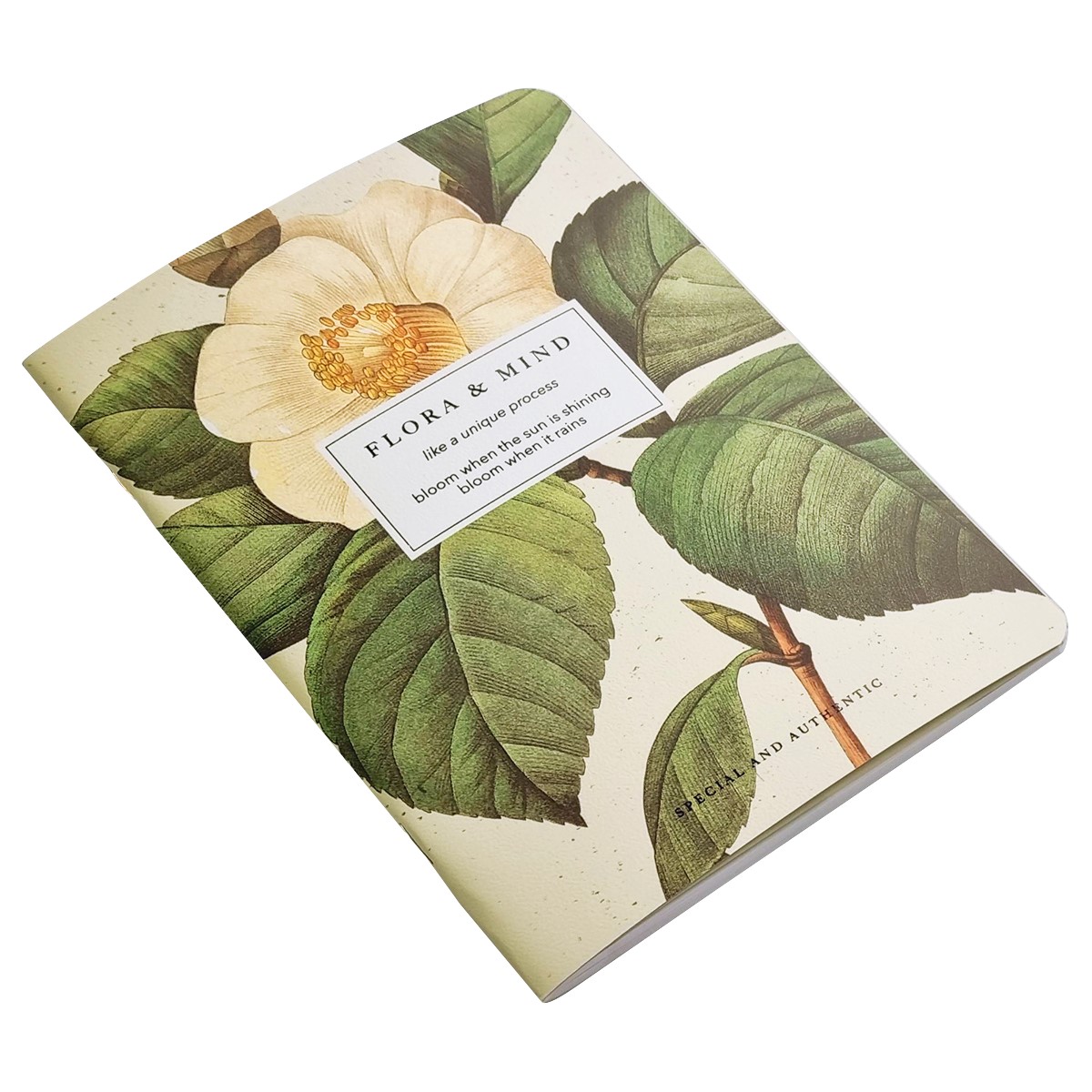 Тетрадь 48л. кл. "flora. камелия" (be smart) б/б,лам.,тиснен.фольгой,дв.обл.