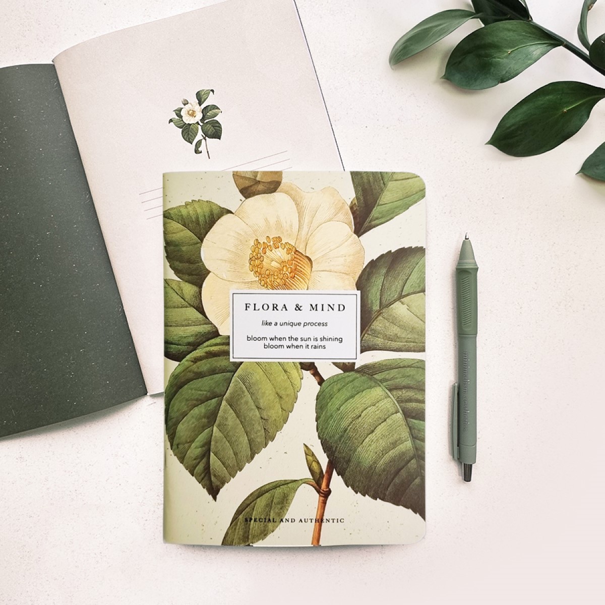 Тетрадь 48л. кл. "flora. камелия" (be smart) б/б,лам.,тиснен.фольгой,дв.обл.
