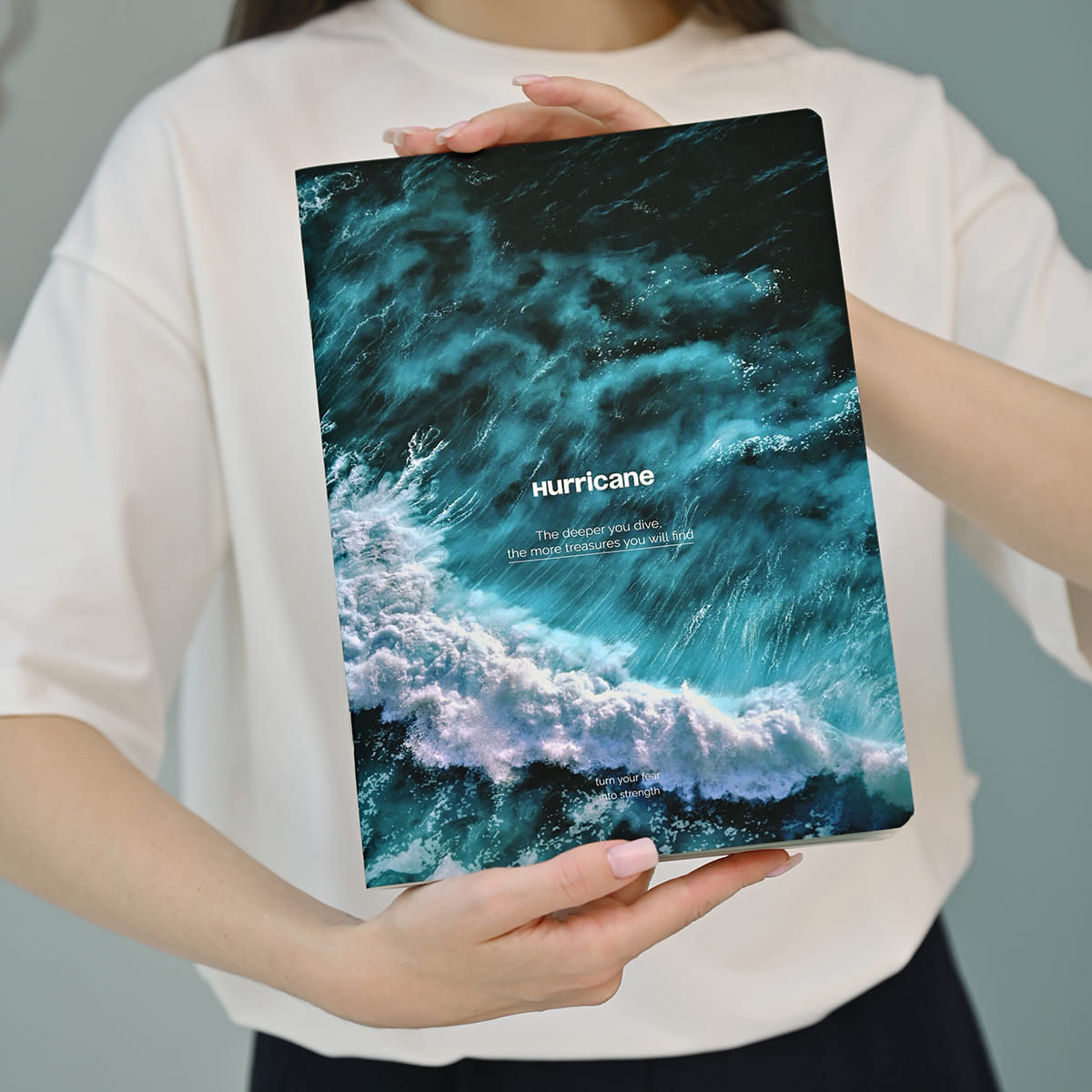 Тетрадь а4 40л. кл. "ocean. ураган" (be smart) б/б,лам.,дв.обл.
