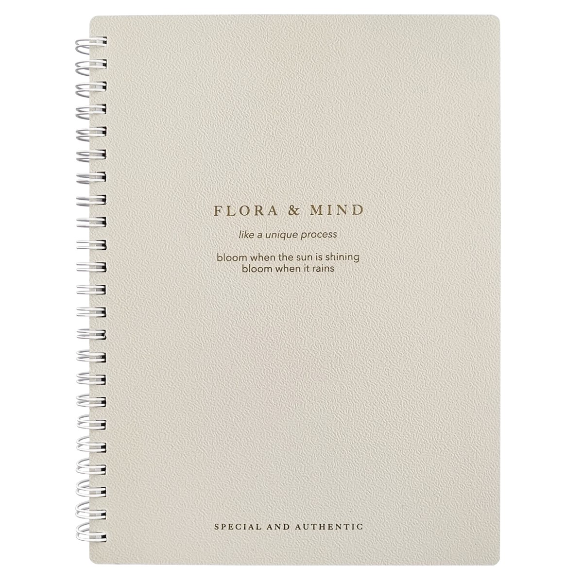 тетрадь на спирали 80л. точка "flora" молочный (be smart) б/б,лам.,тиснен.фольгой Тетрадь на спирали 80л. точка "flora" молочный (be smart) б/б,лам.,тиснен.фольгой