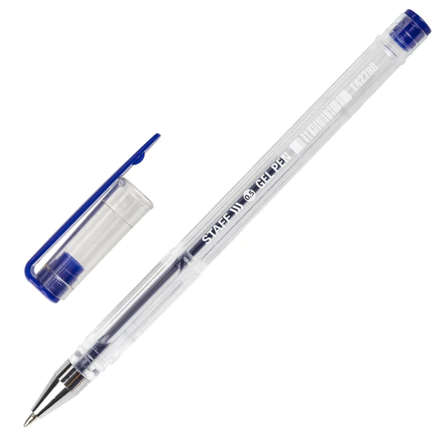 Ручка гел. staff "basic gp-789" синяя 0,5мм