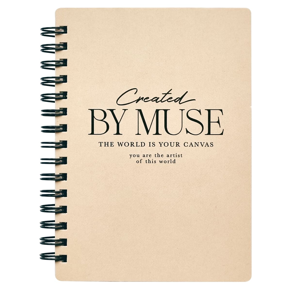 Блокнот а6 спираль 120л. кл. "muse" айвори (be smart)