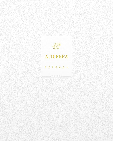 Тетрадь 48 л. "белое золото" алгебра ("hatber")