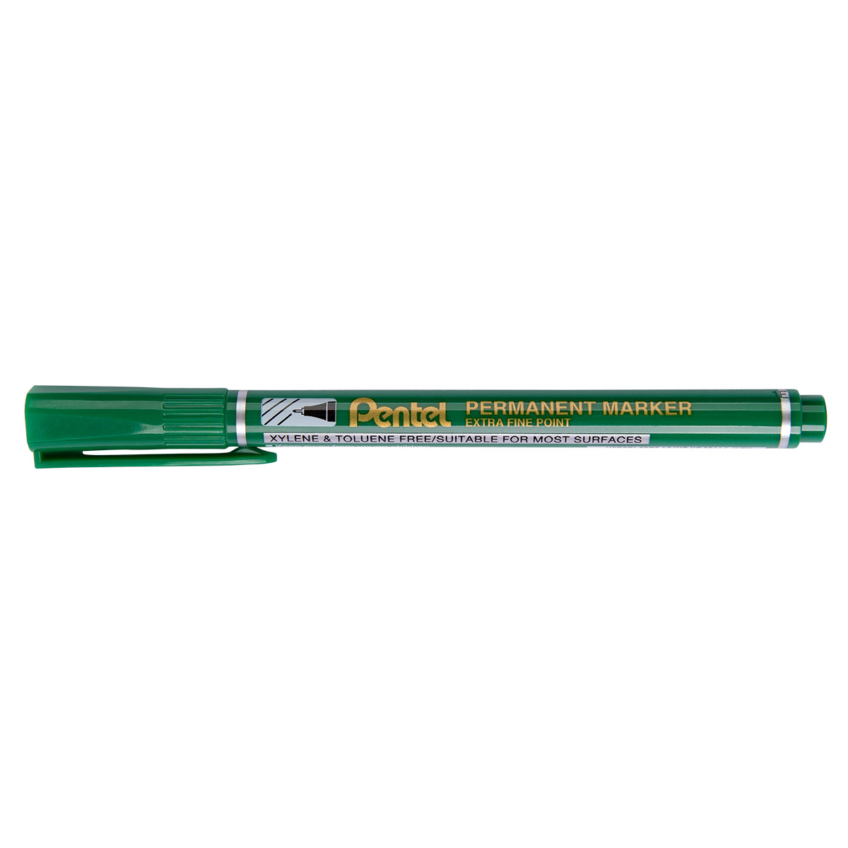 маркер перманентный pentel "fine point" зеленый конус 1,6мм Маркер перманентный pentel "fine point" зеленый конус 1,6мм