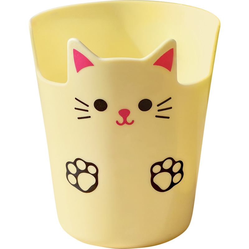 подставка для ручек devente "kitty" 10,5х7,8см желтая пластик Подставка для ручек devente "kitty" 10,5х7,8см желтая пластик