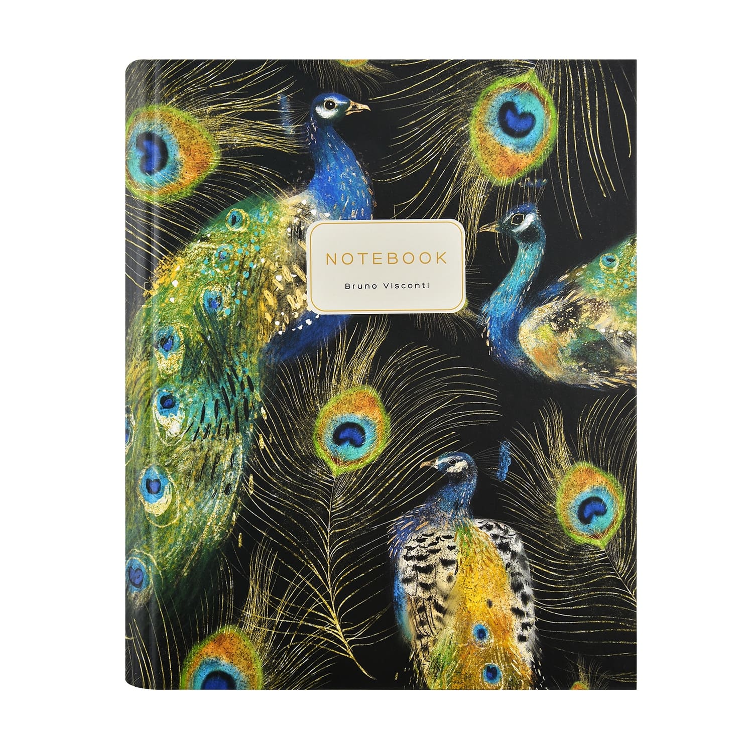 тетрадь на кольцах 80л. кл. тв.обл. "fauna. павлины" (bruno visconti) мат.лам. Тетрадь на кольцах 80л. кл. тв.обл. "fauna. павлины" (bruno visconti) мат.лам.